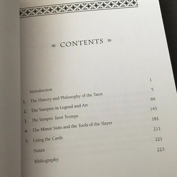 The Vampire Tarot RARE 1st Edition 2009 Robert M Place - Picture 11 of 14